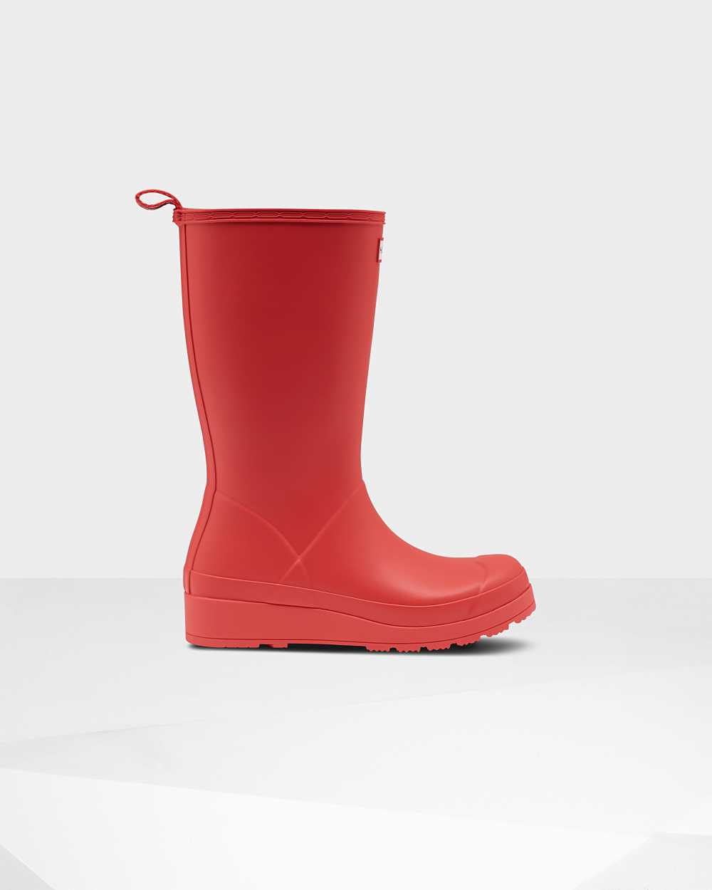 Womens Hunter Original Play Tall Mid-Calf Rain Boots Red | VGTSBL-961